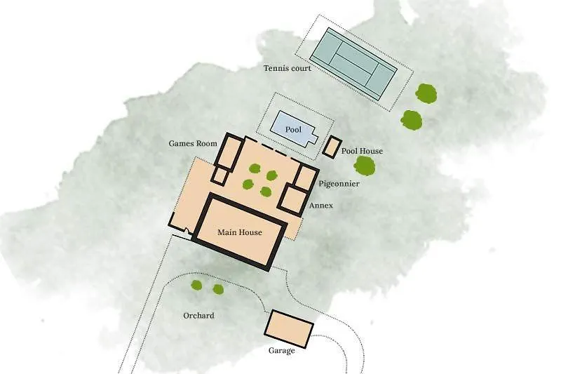 ヴィラ Maison Des Pelerins La Sauvetat フランス